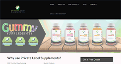 Desktop Screenshot of bestprivatelabelsupplements.com